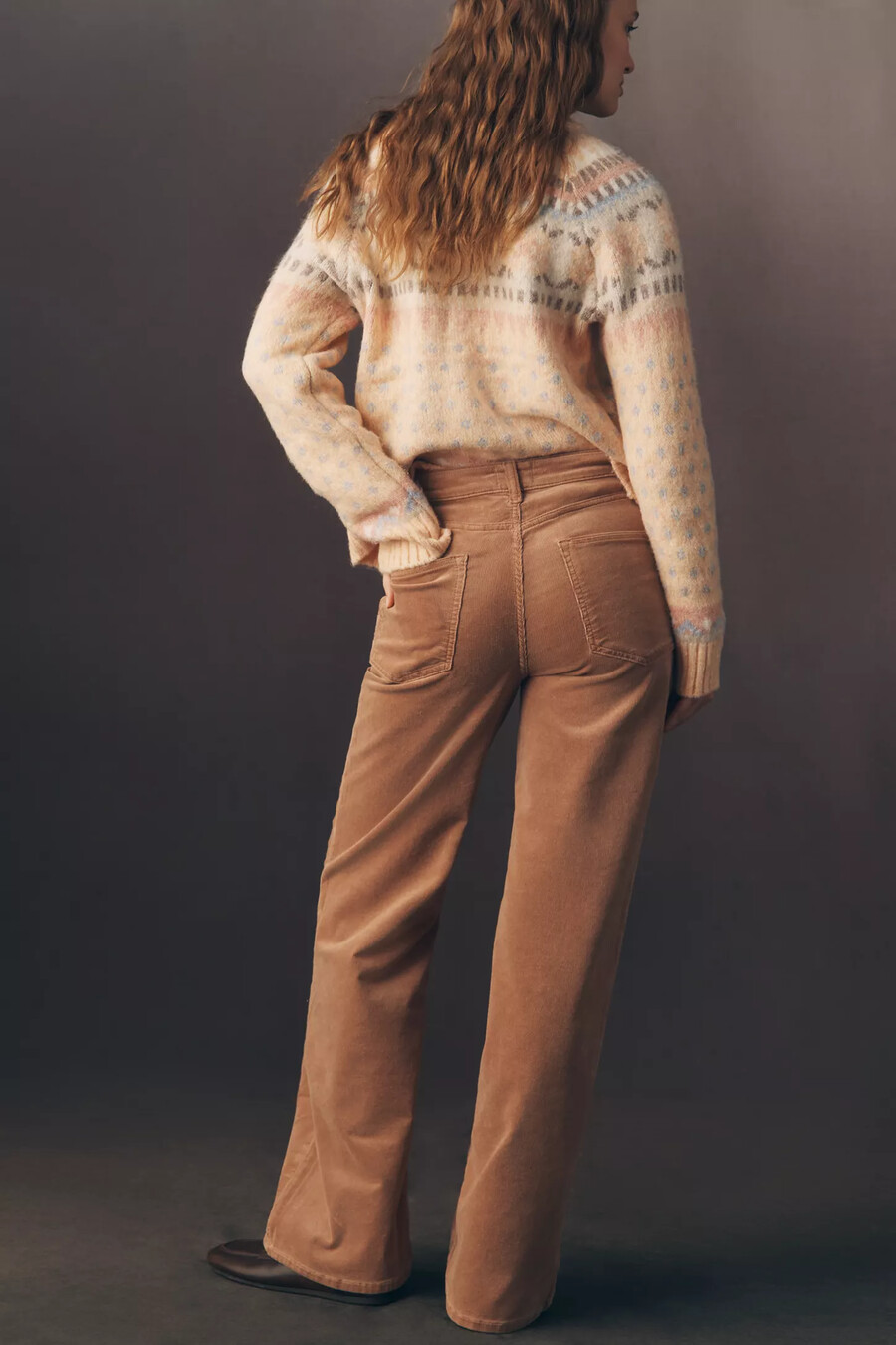 die austyn high-rise cuffed wide-leg jeans von pilcro