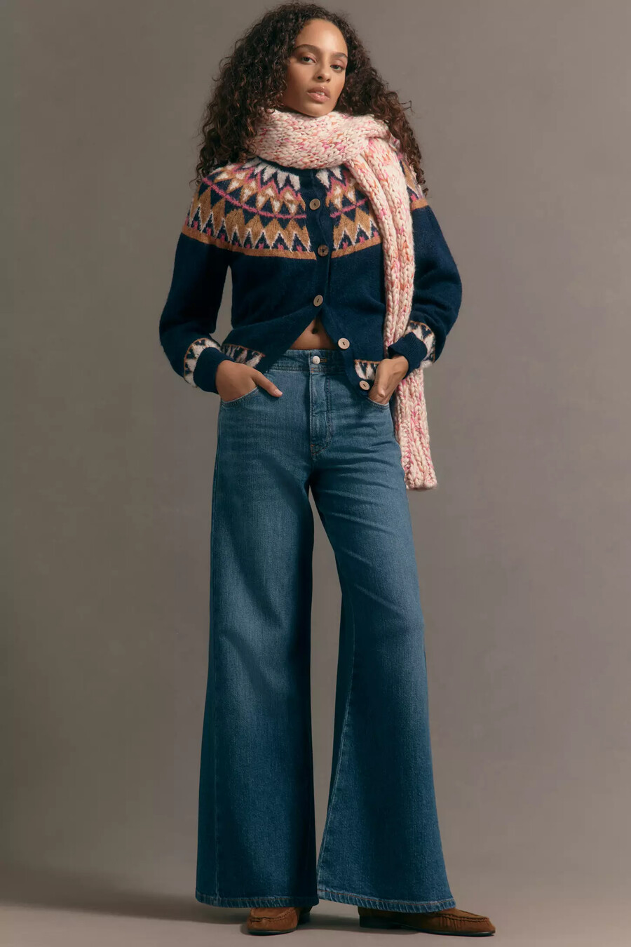die adi mid-rise flare jeans von pilcro
