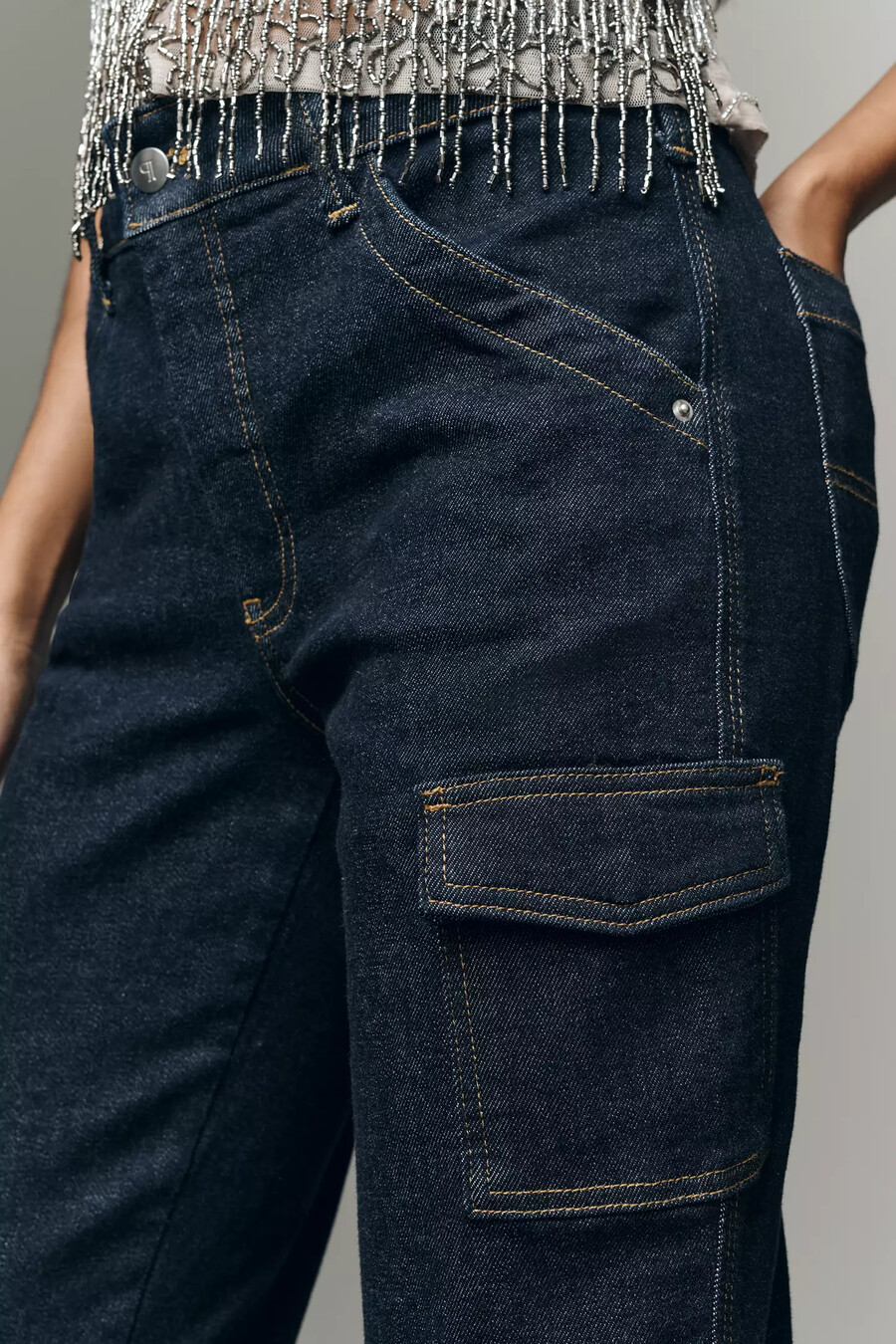 pilcro dylan mid-rise puddle straight-leg jeans
