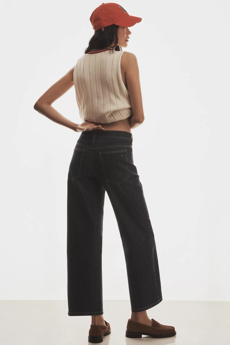 die edie mid-rise straight-leg jeans von pilcro