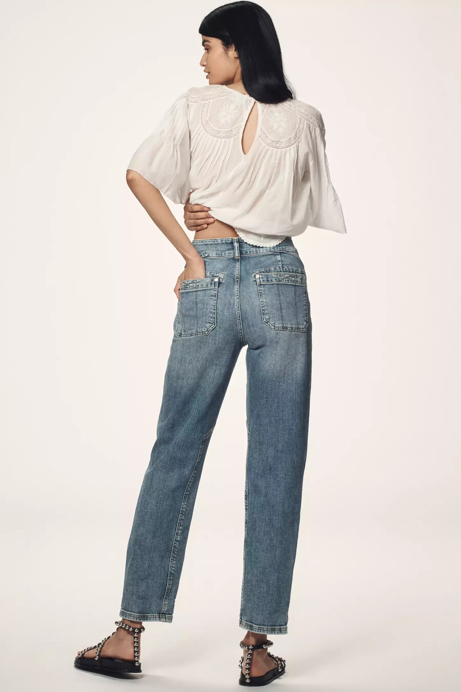 pilcro the wanderer mid-rise relaxed-leg jeans