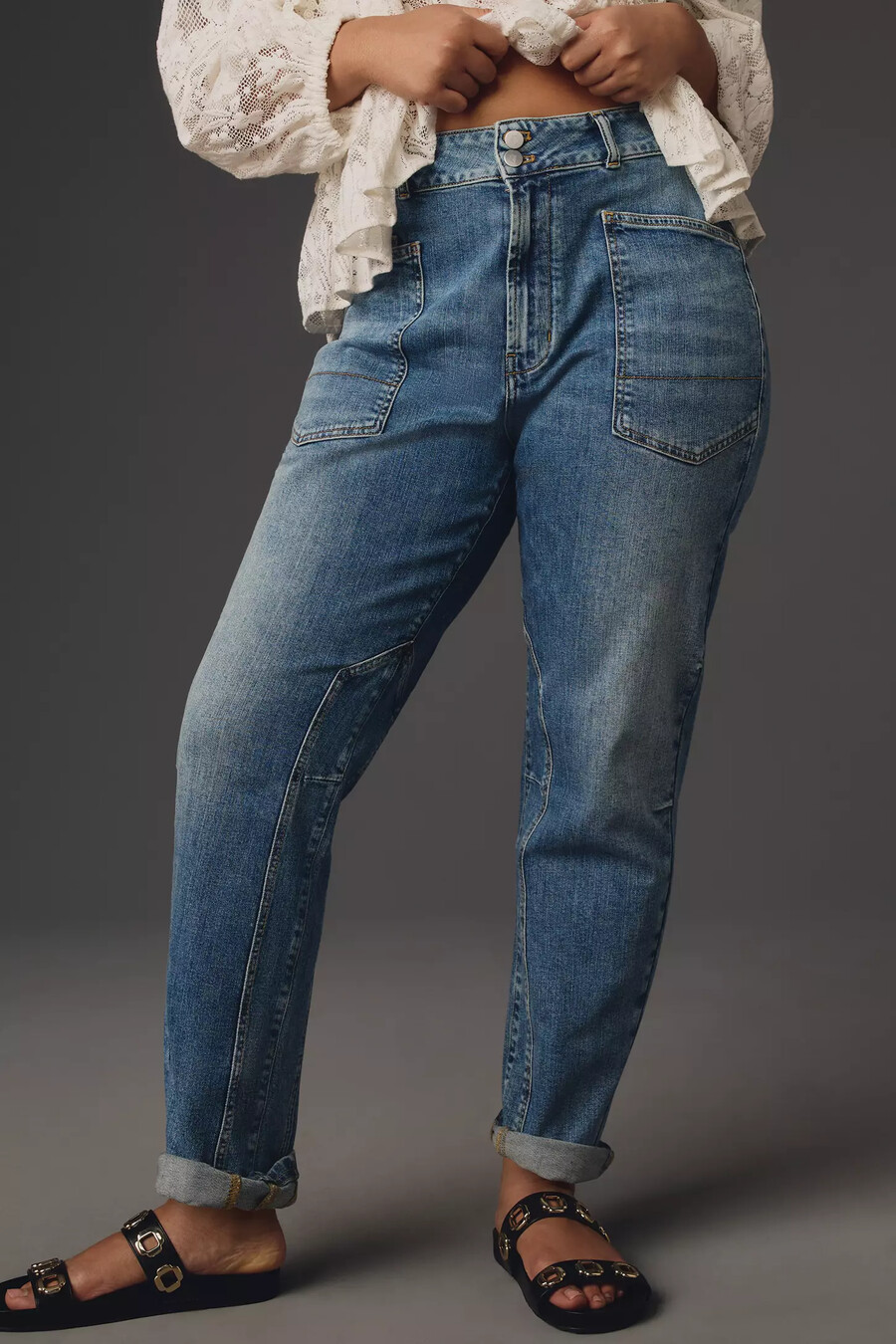 pilcro the wanderer mid-rise relaxed-leg jeans