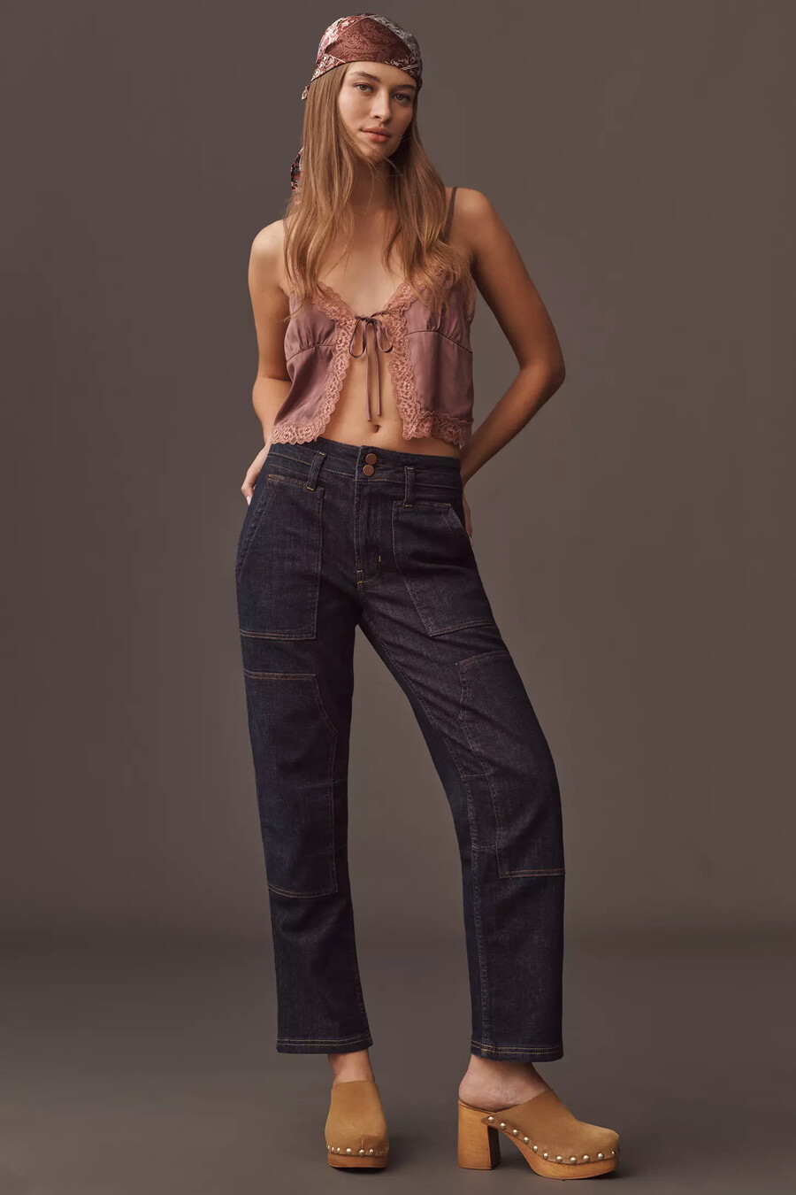die wanderer mid-rise relaxed jeans von pilcro