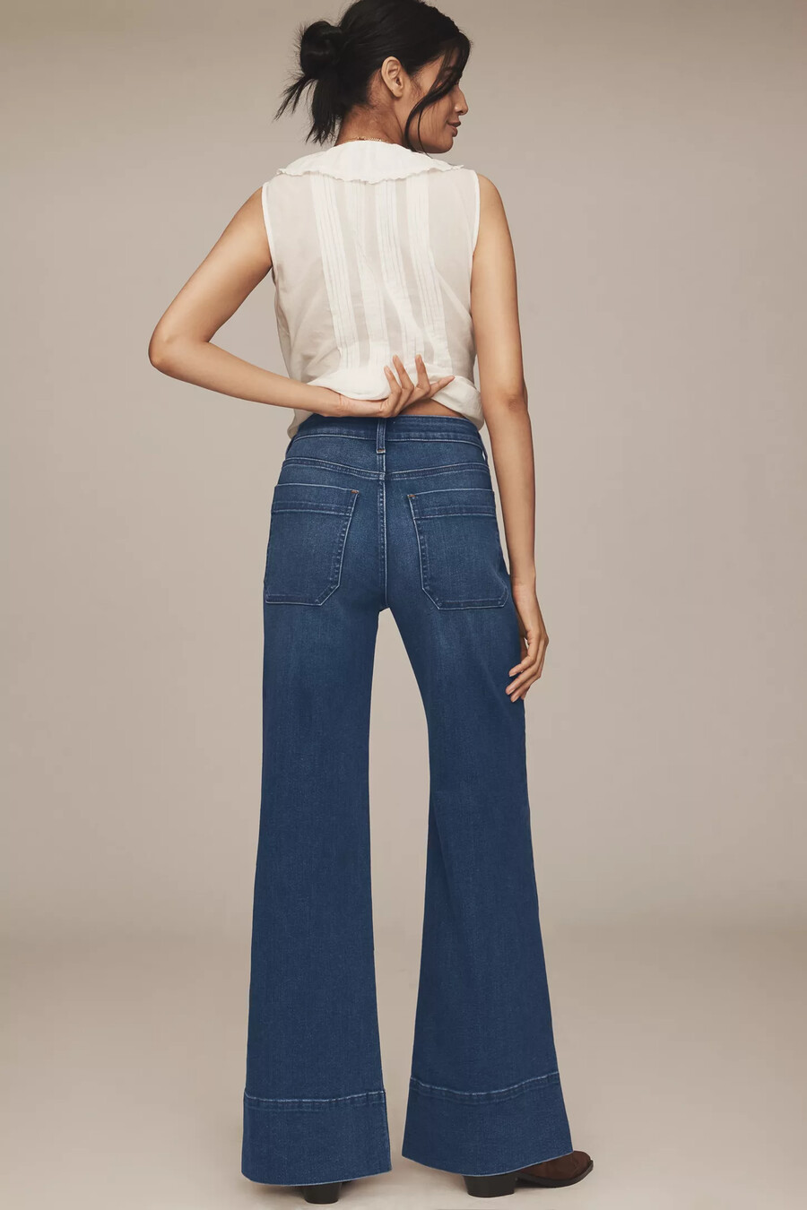die rylan relaxed high-rise flare jeans von pilcro