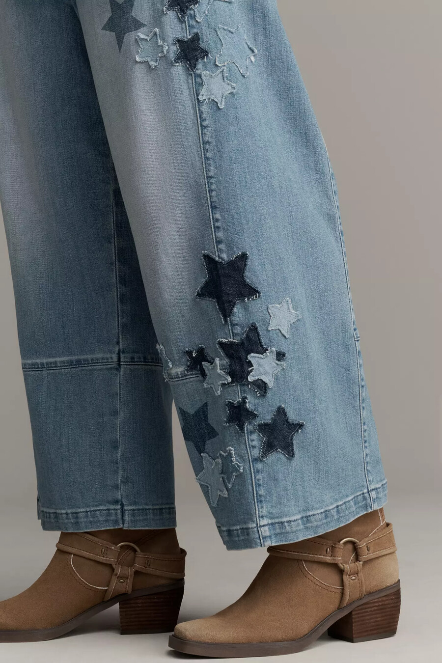 die izzie relaxed pull-on barrel jeans von pilcro