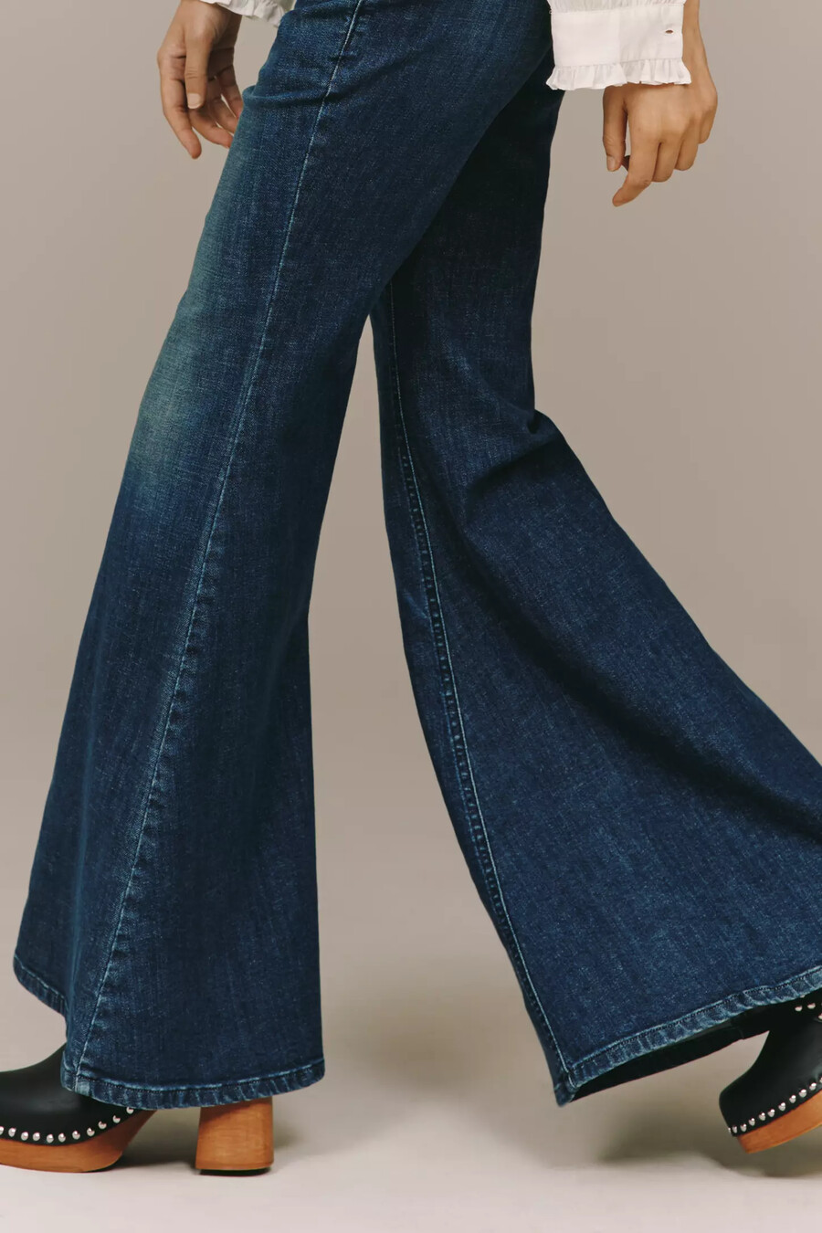 pilcro brigitte high-rise flared jeans