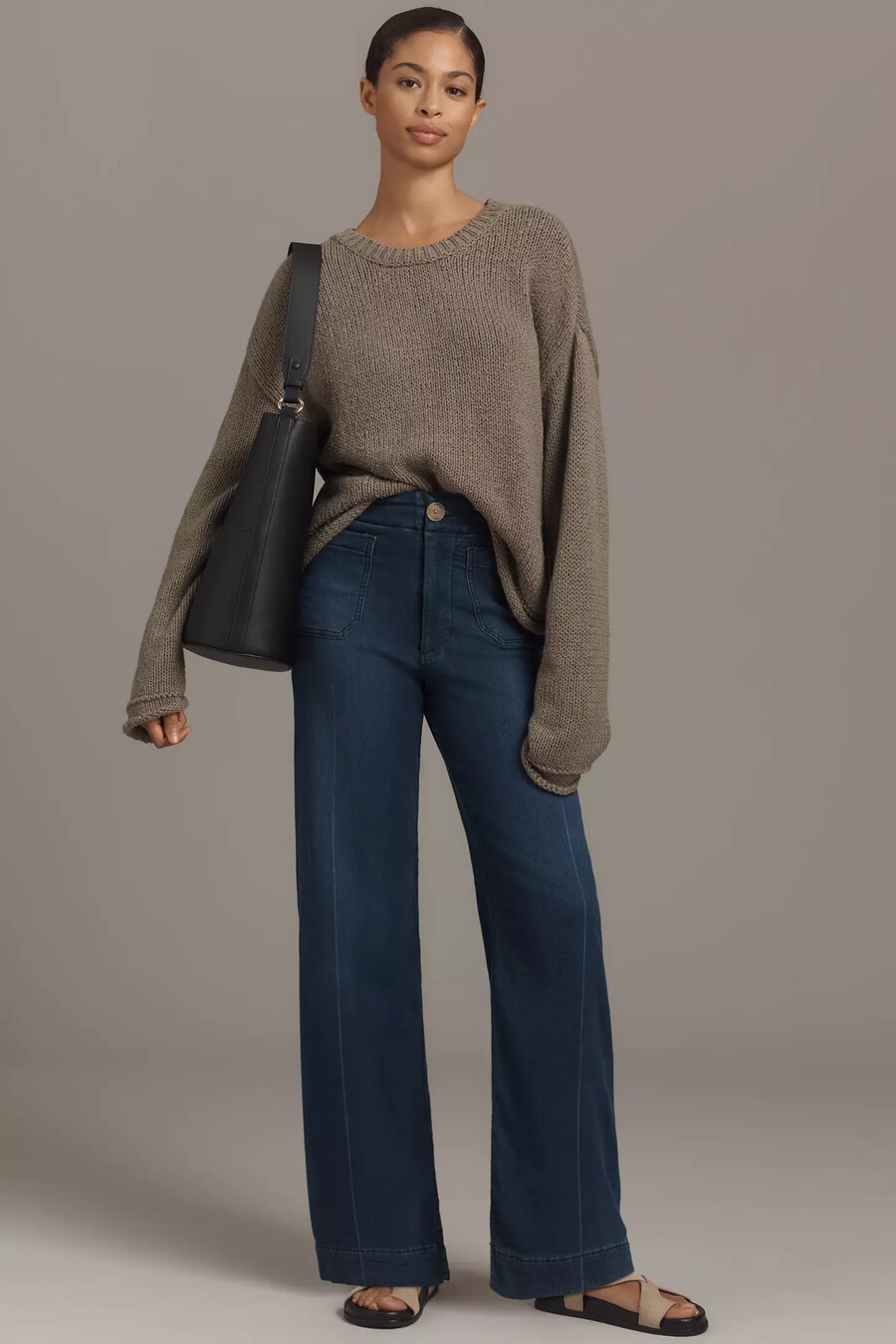 die colette full-length wide-leg jeans von maeve