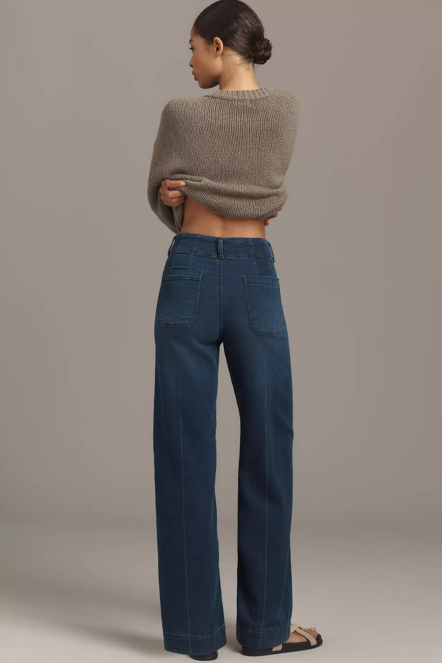 die colette full-length wide-leg jeans von maeve
