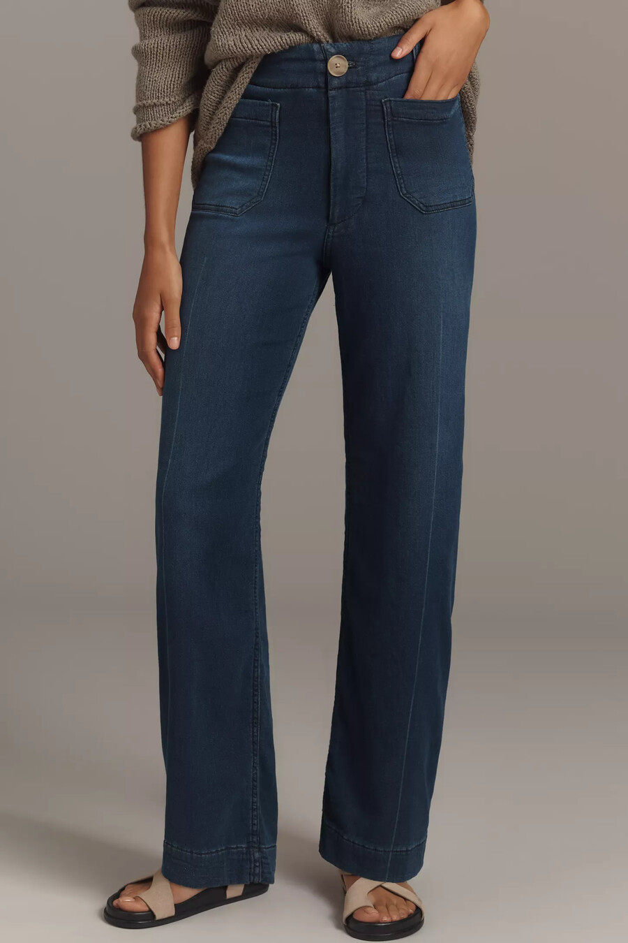 die colette full-length wide-leg jeans von maeve