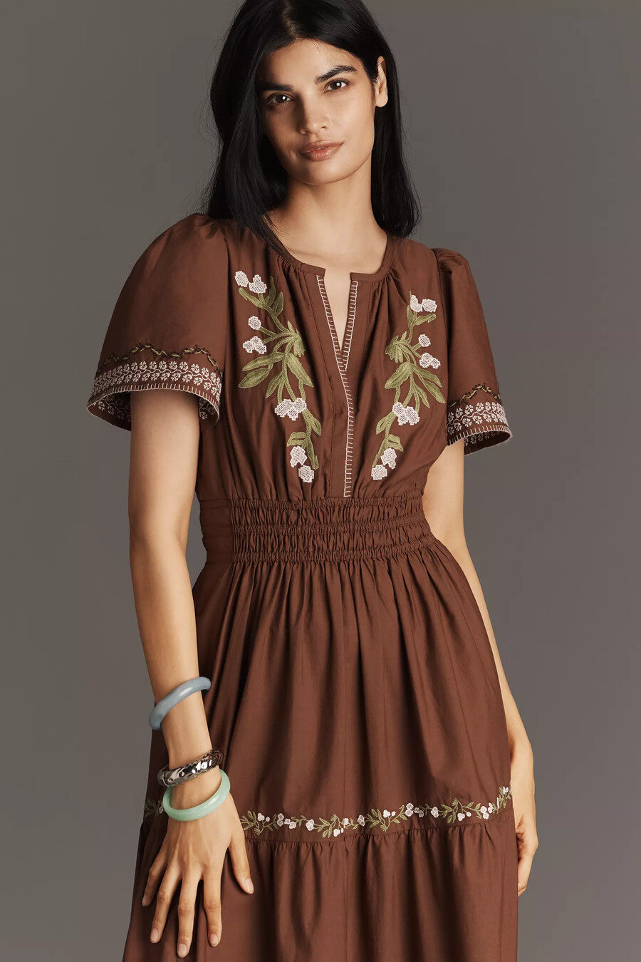 das bestickte maxikleid „somerset