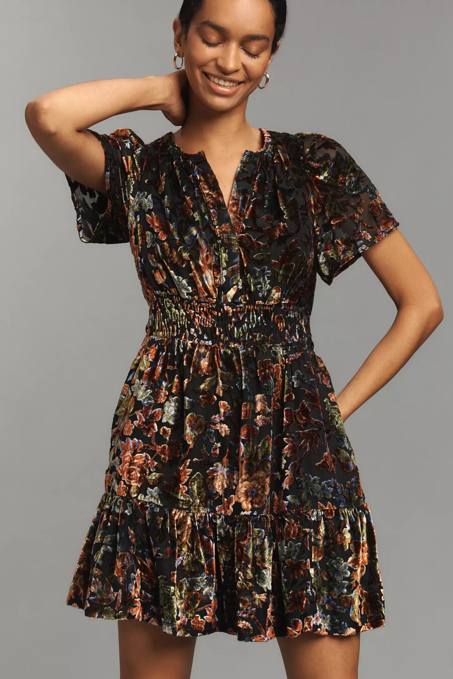 das somerset minikleid samt-edition