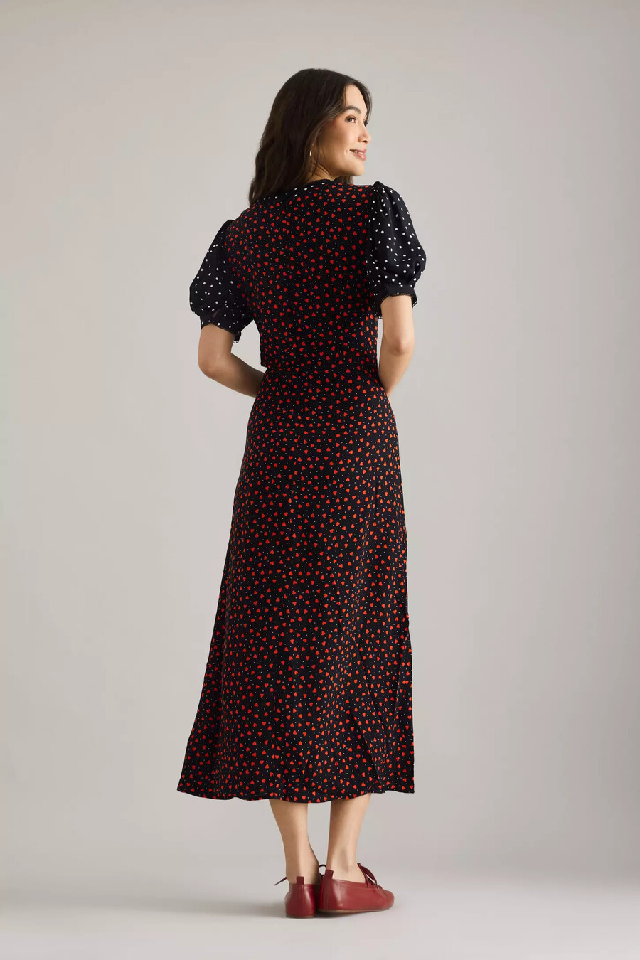maeve maxikleid in a-linie mit v-ausschnitt