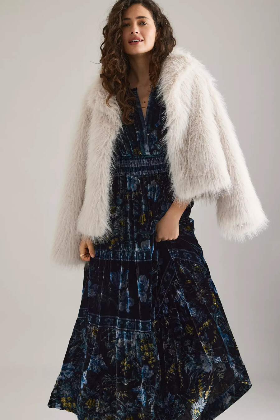 das somerset maxikleid samt-edition
