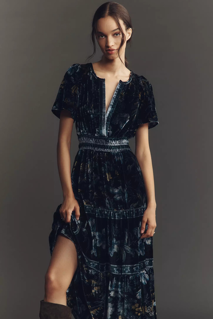 das somerset maxikleid samt-edition