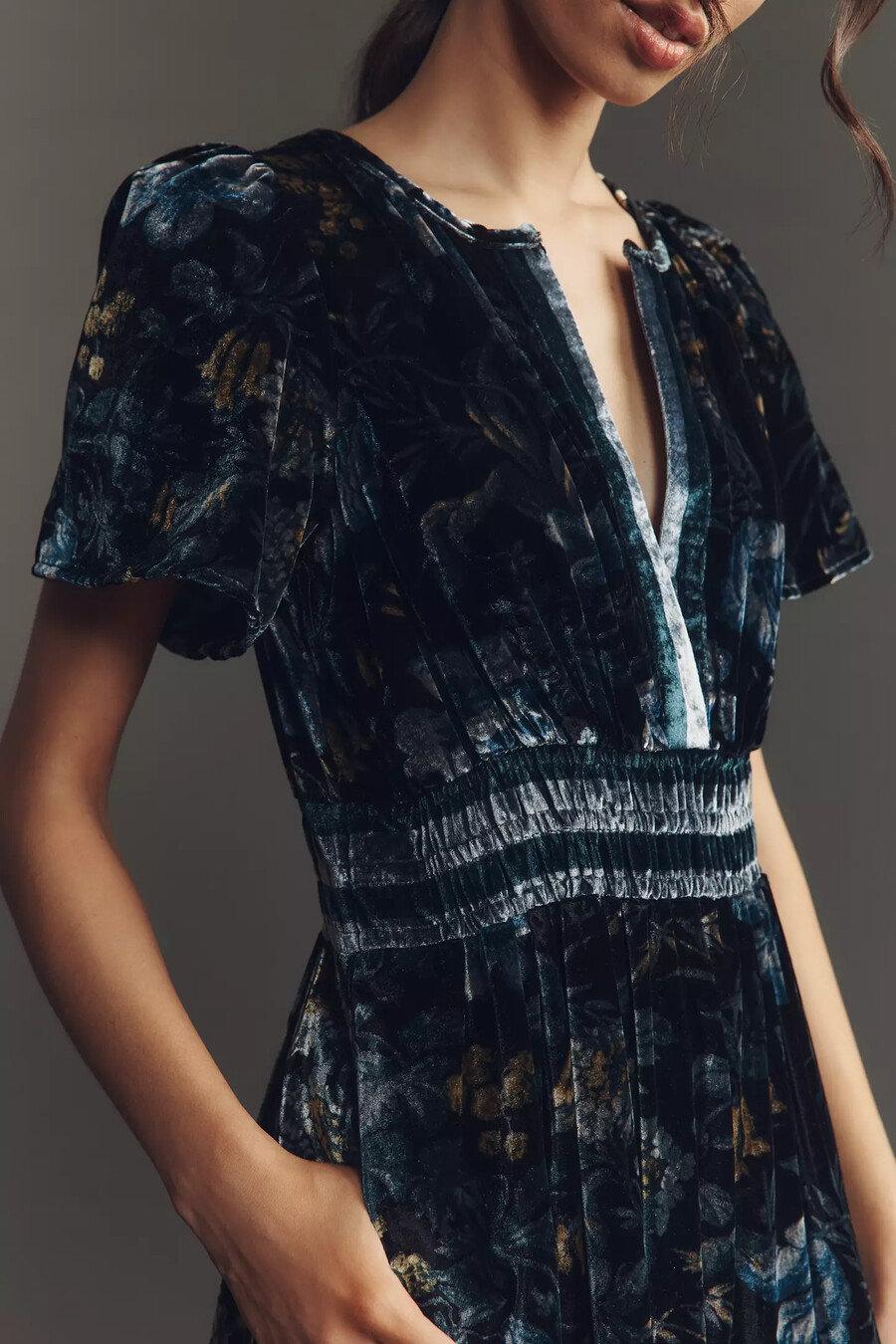 das somerset maxikleid samt-edition