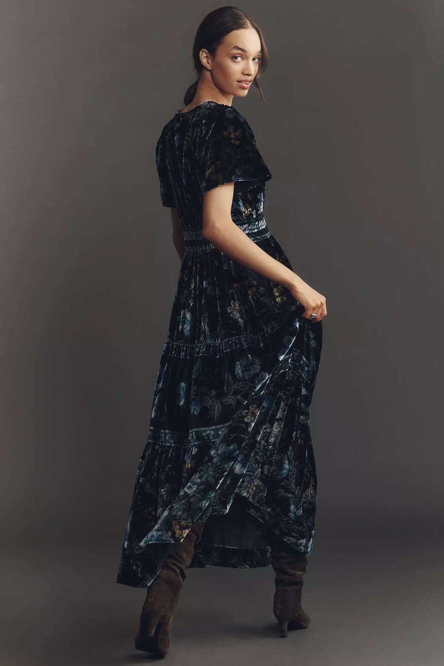 das somerset maxikleid samt-edition