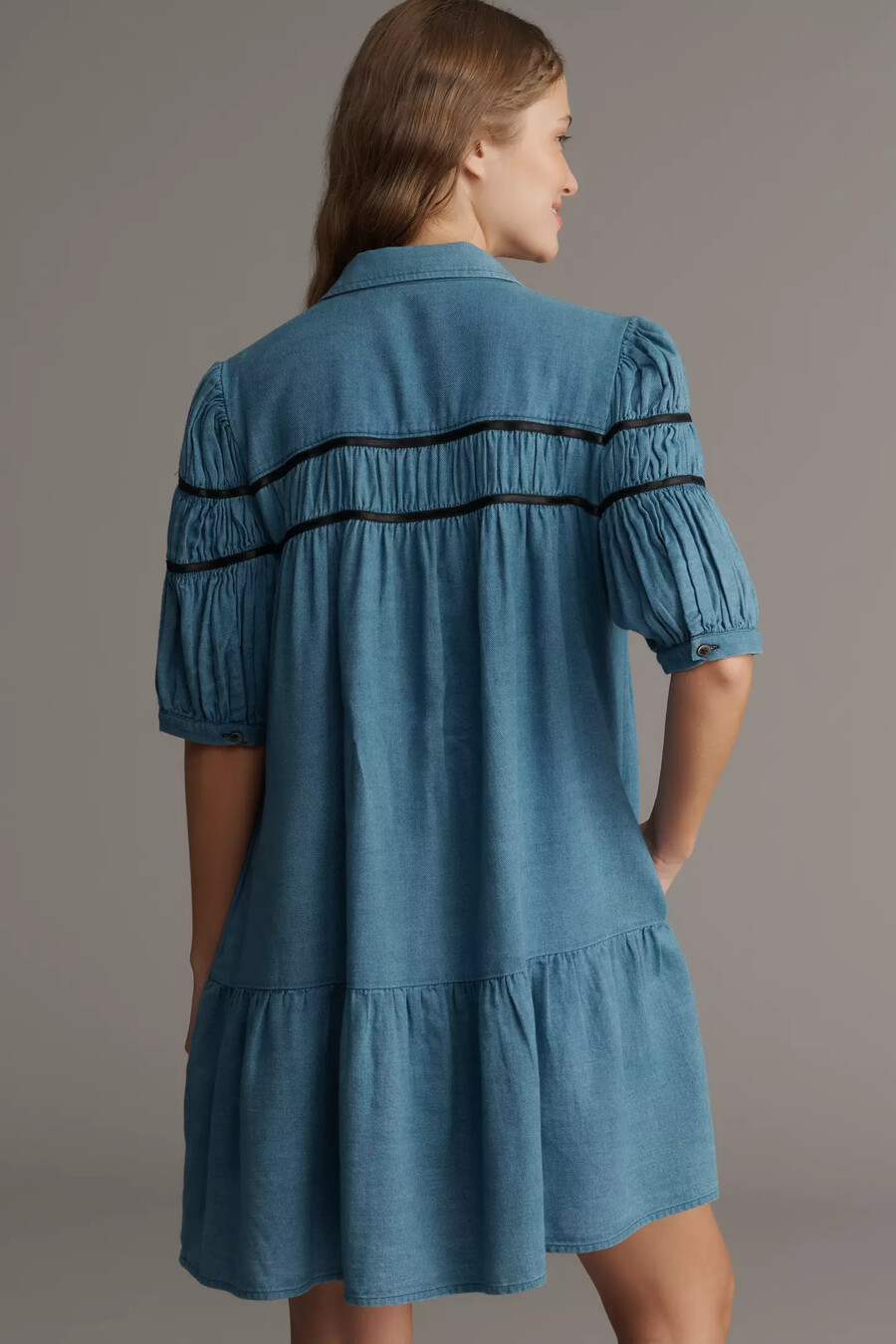 das leandra minikleid mit geraffter passe von maeve
