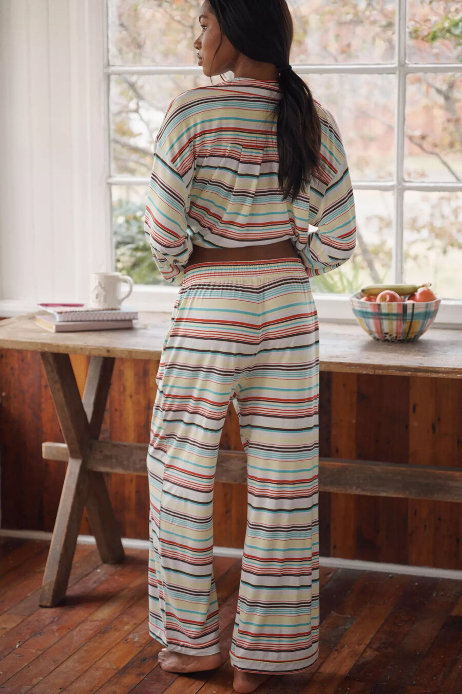 die pyjamahose mit briar-paspelierung