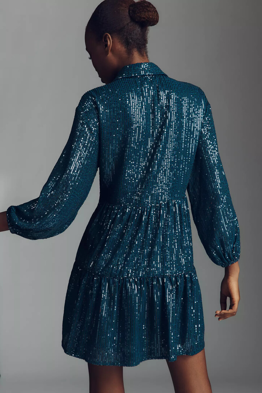 das bettina stufen-mini-hemdkleid von maeve