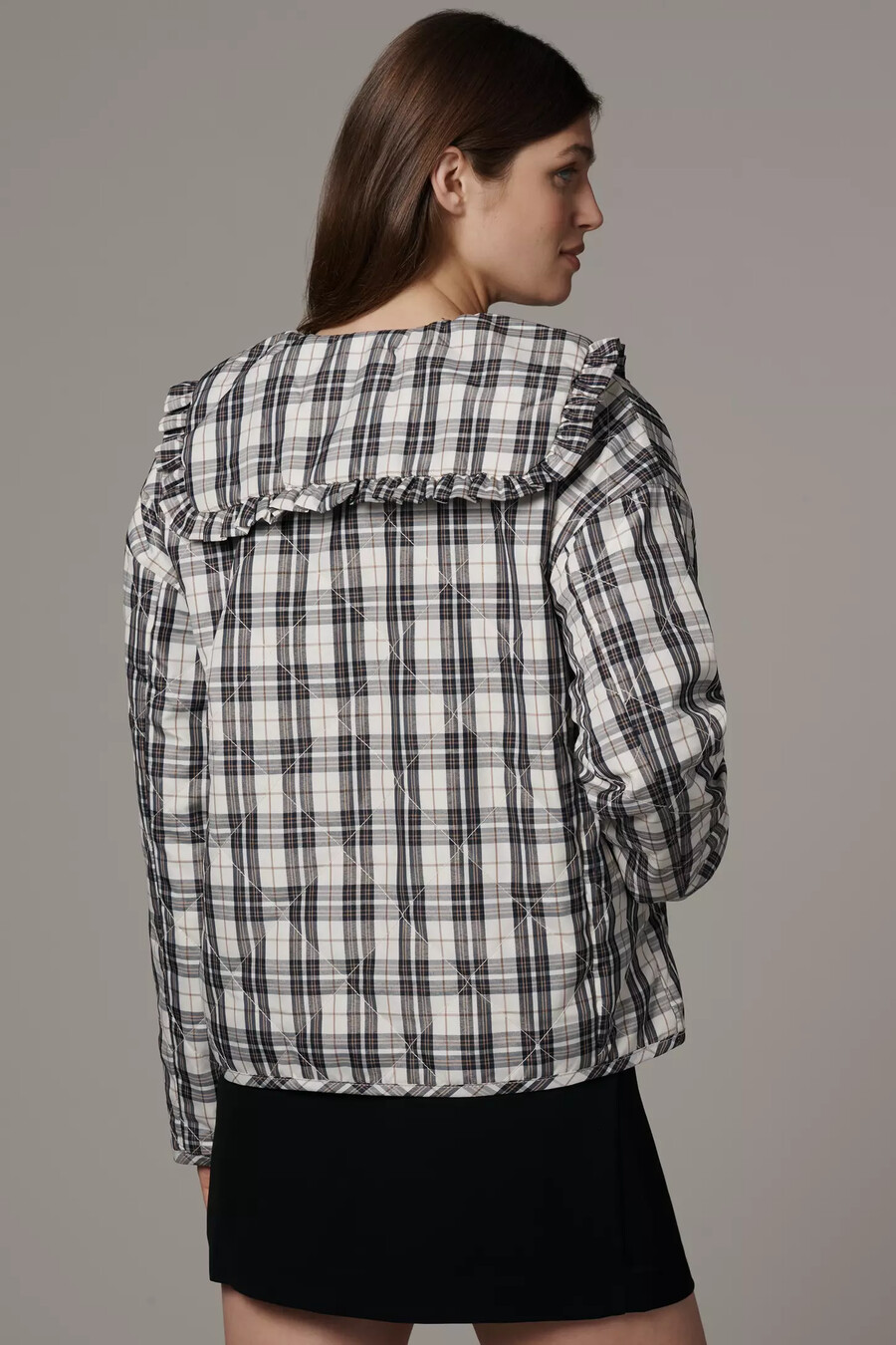 die gesteppte karojacke „hazel von maeve
