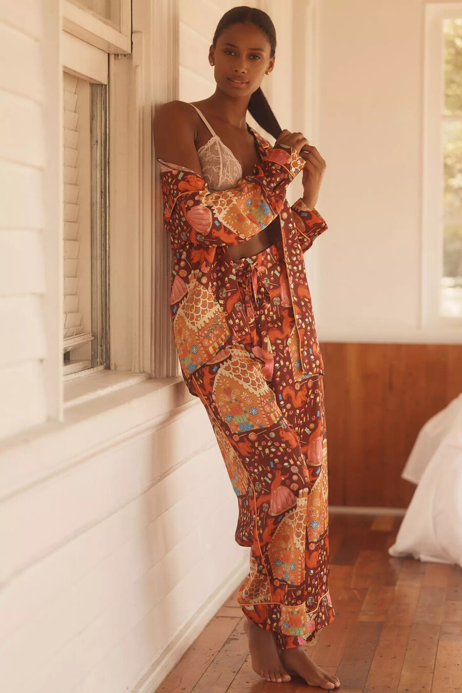 karen mabon sweet as a nut klassisches pyjama-set
