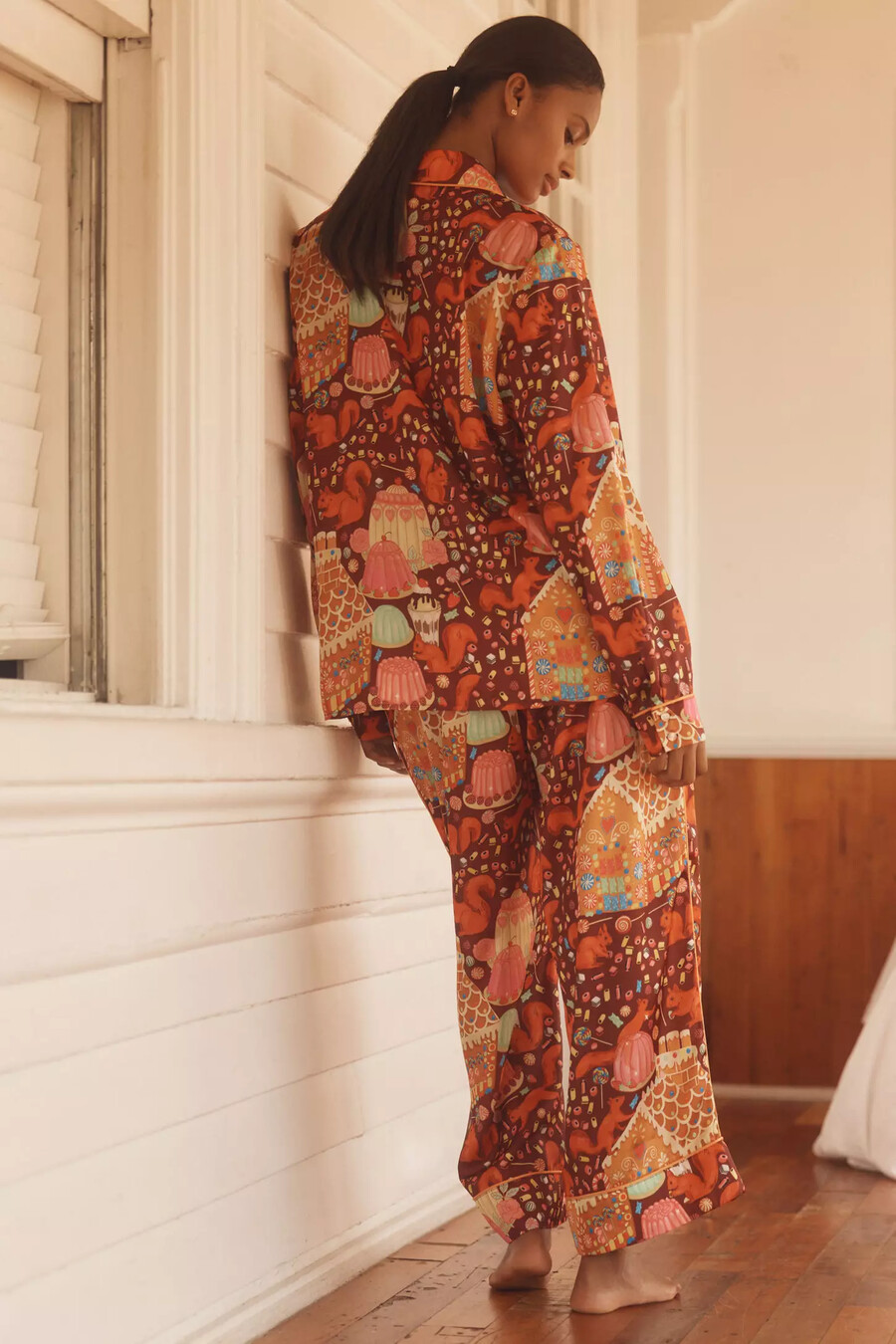 karen mabon sweet as a nut klassisches pyjama-set