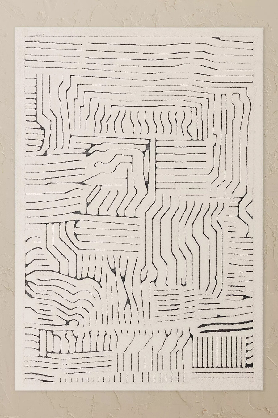 valley ivory charcoal route rug