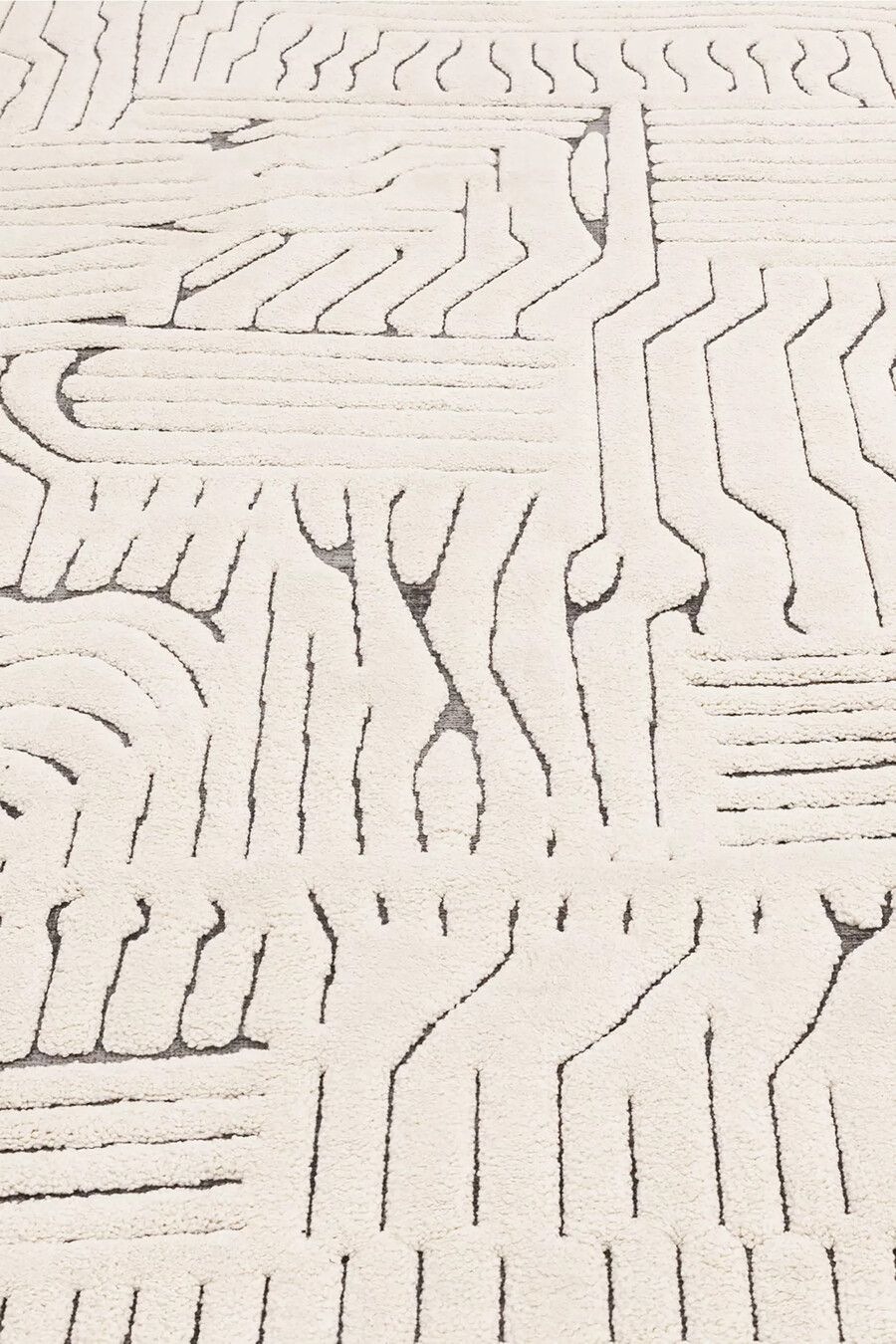 valley ivory charcoal route rug