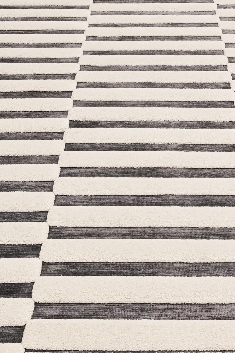 valley charcoal ivory build rug