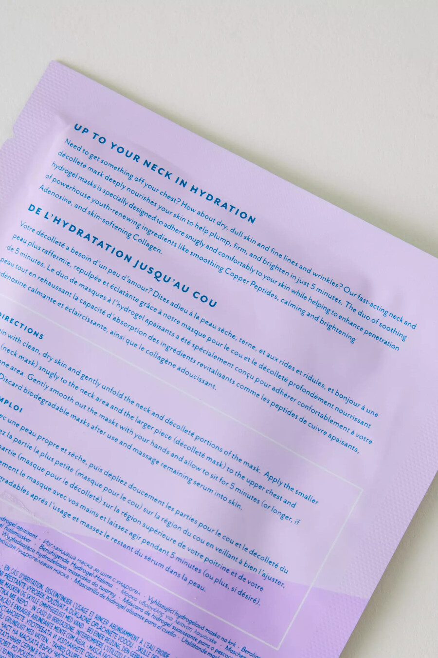 patchology firm believer hals- und dekolleté-2-teilige hydrogelmaske