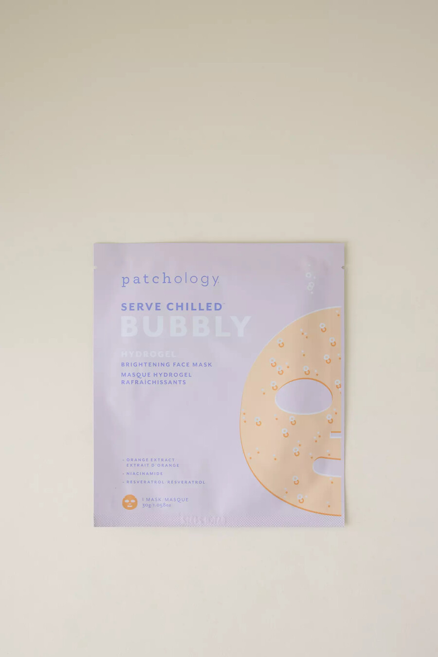 patchology serve chilled bubbly hydrogel mask