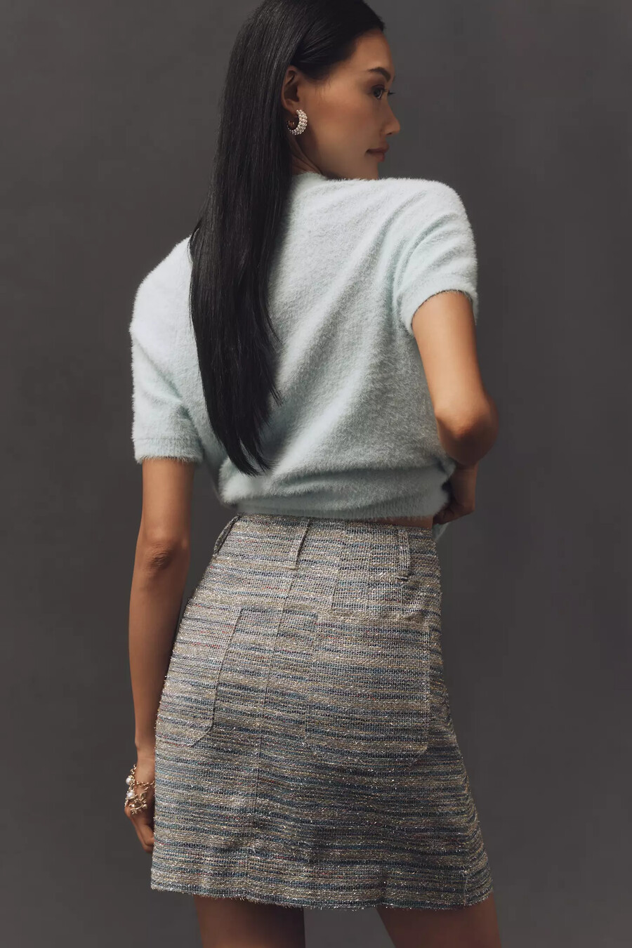 der colette tweed-minirock von maeve