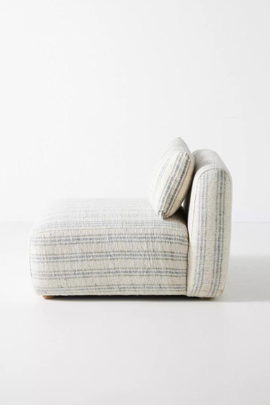 boro stripe kori modularer armloser stuhl