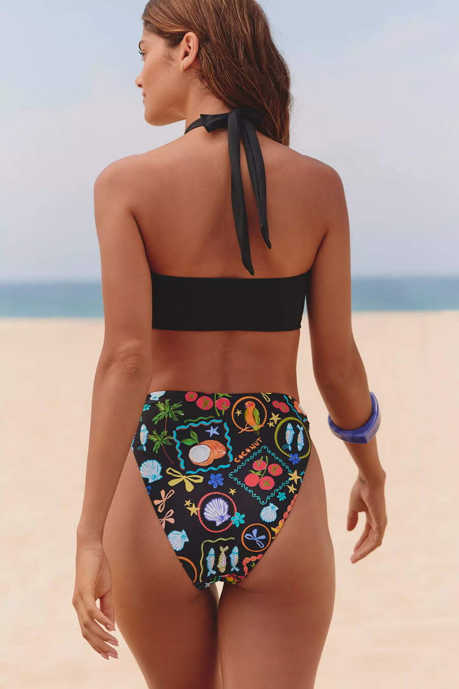 schöllkraut-bikinihose mit seitlichem string