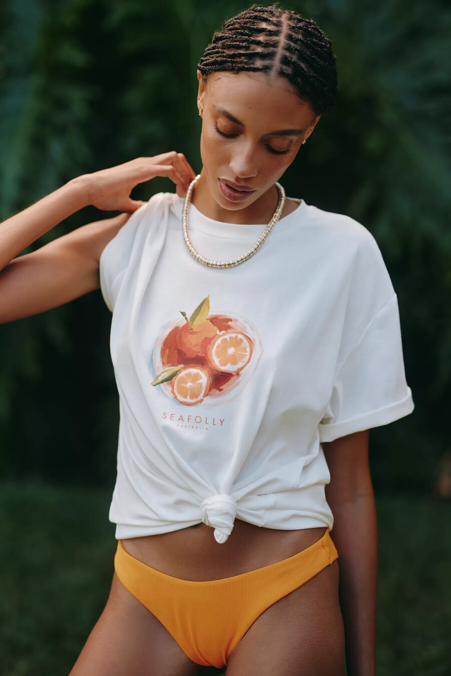 seafolly riviera coast larancia t-shirt