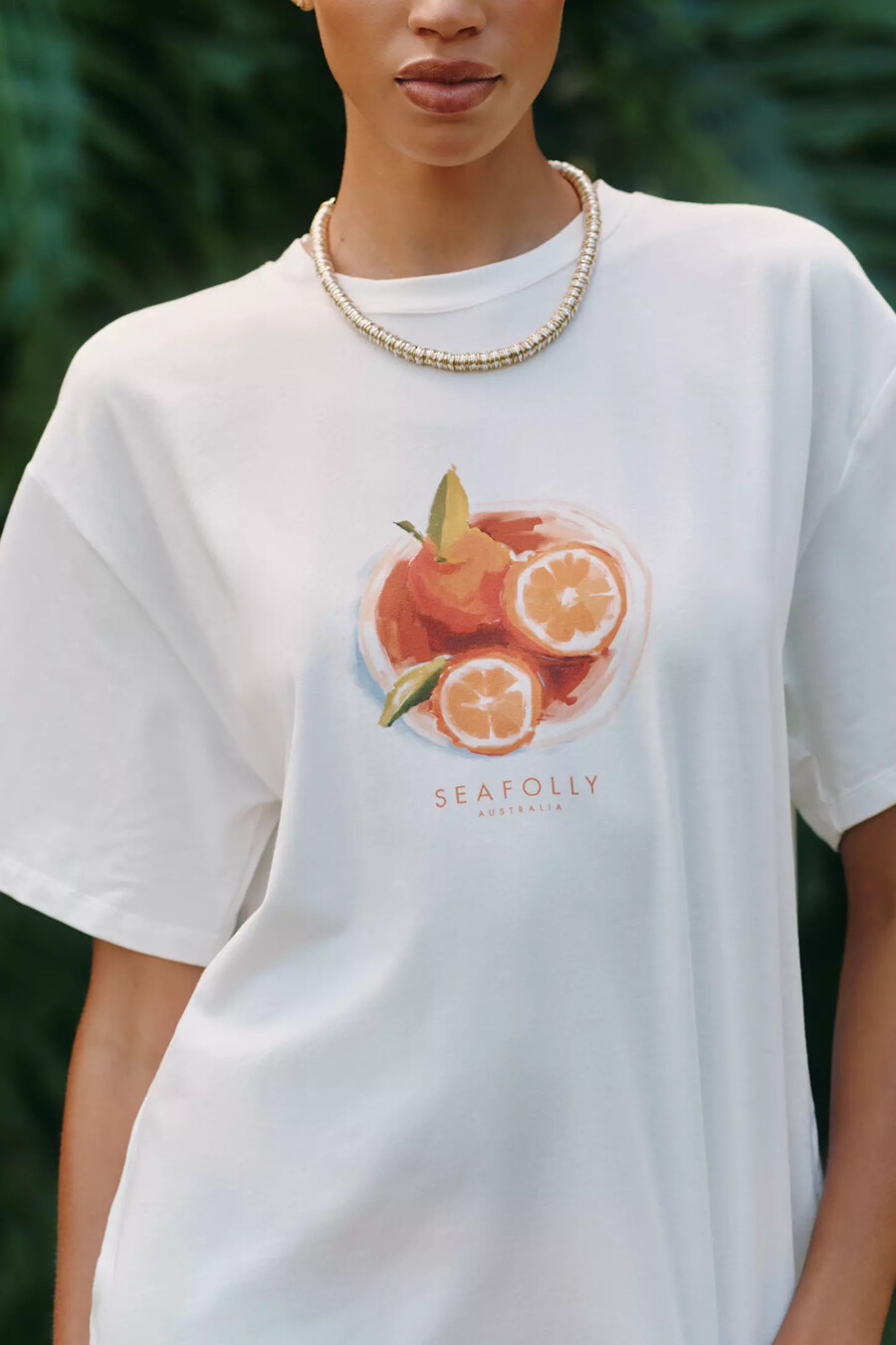 seafolly riviera coast larancia t-shirt