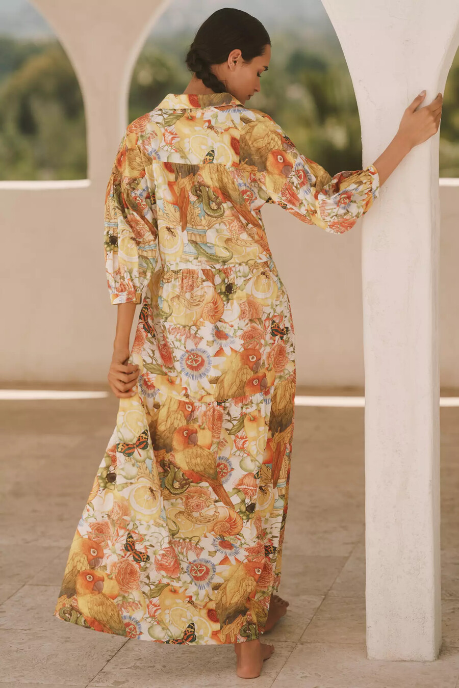 das bedruckte hemdkleid carolita von emily carter x celandine