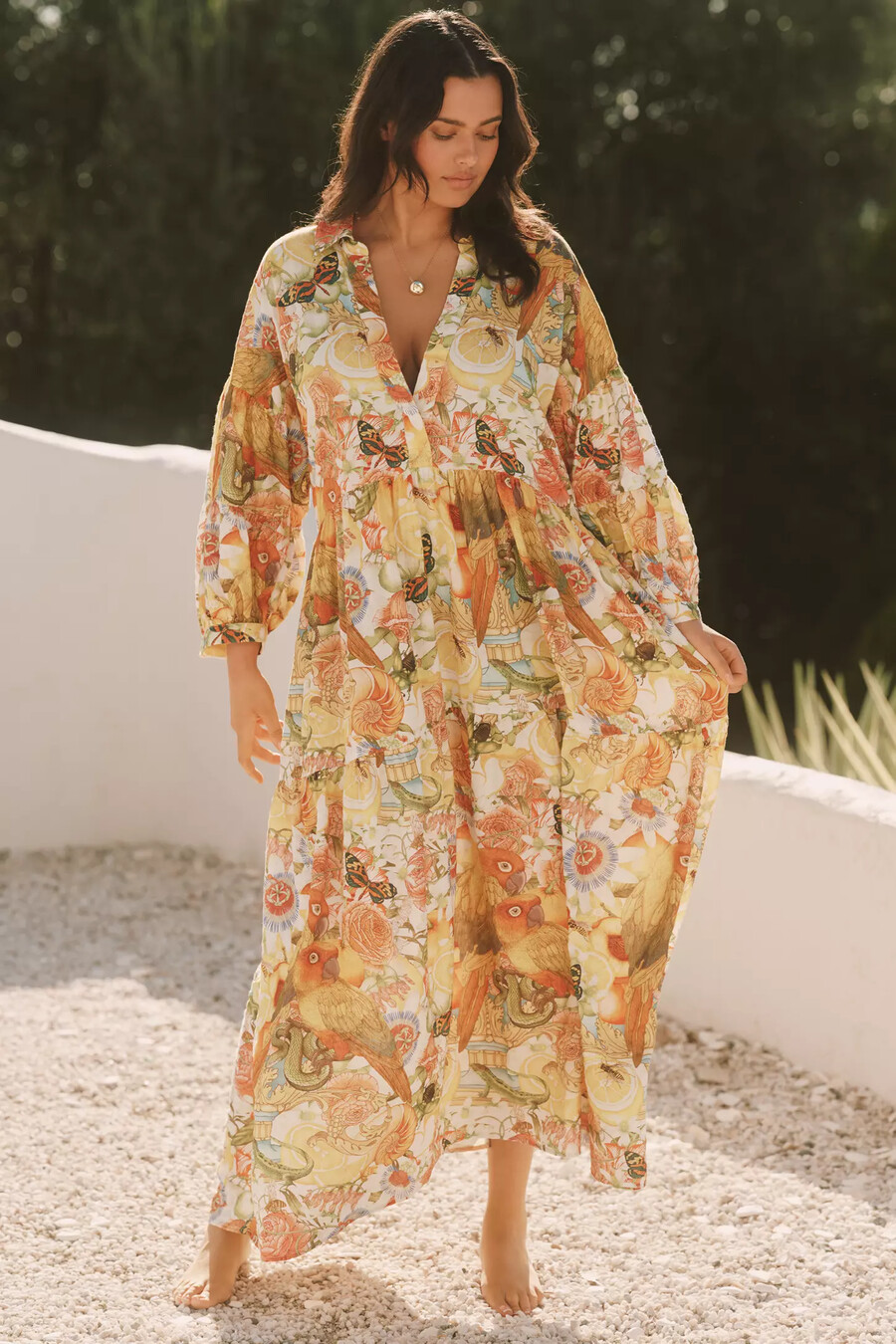 das bedruckte hemdkleid carolita von emily carter x celandine