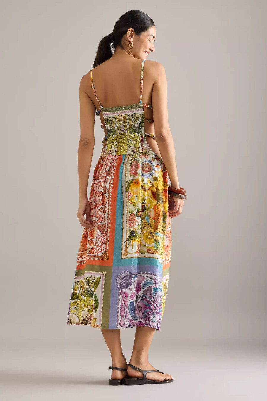 Ärmelloses perlenbesetztes midikleid von celandine x emily carter