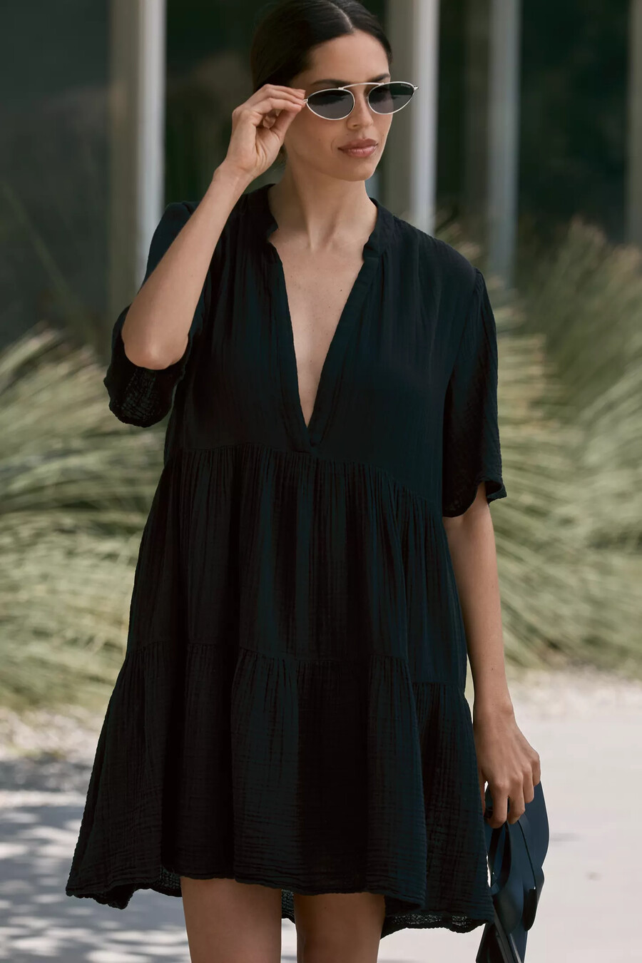 das kallie flowy mini tunikakleid