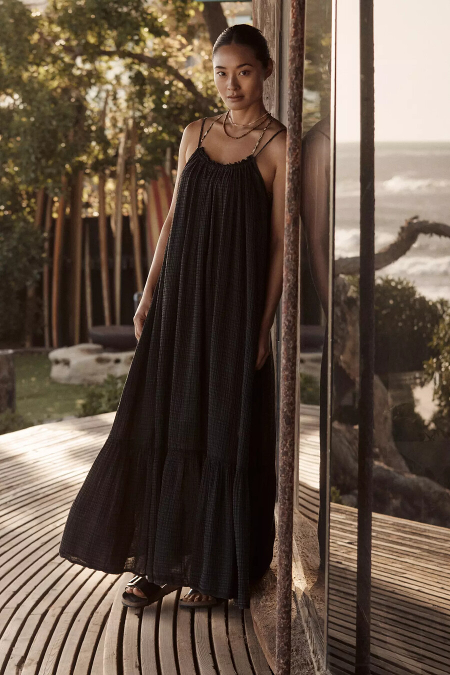 malika gaze-kleid von anthropologie