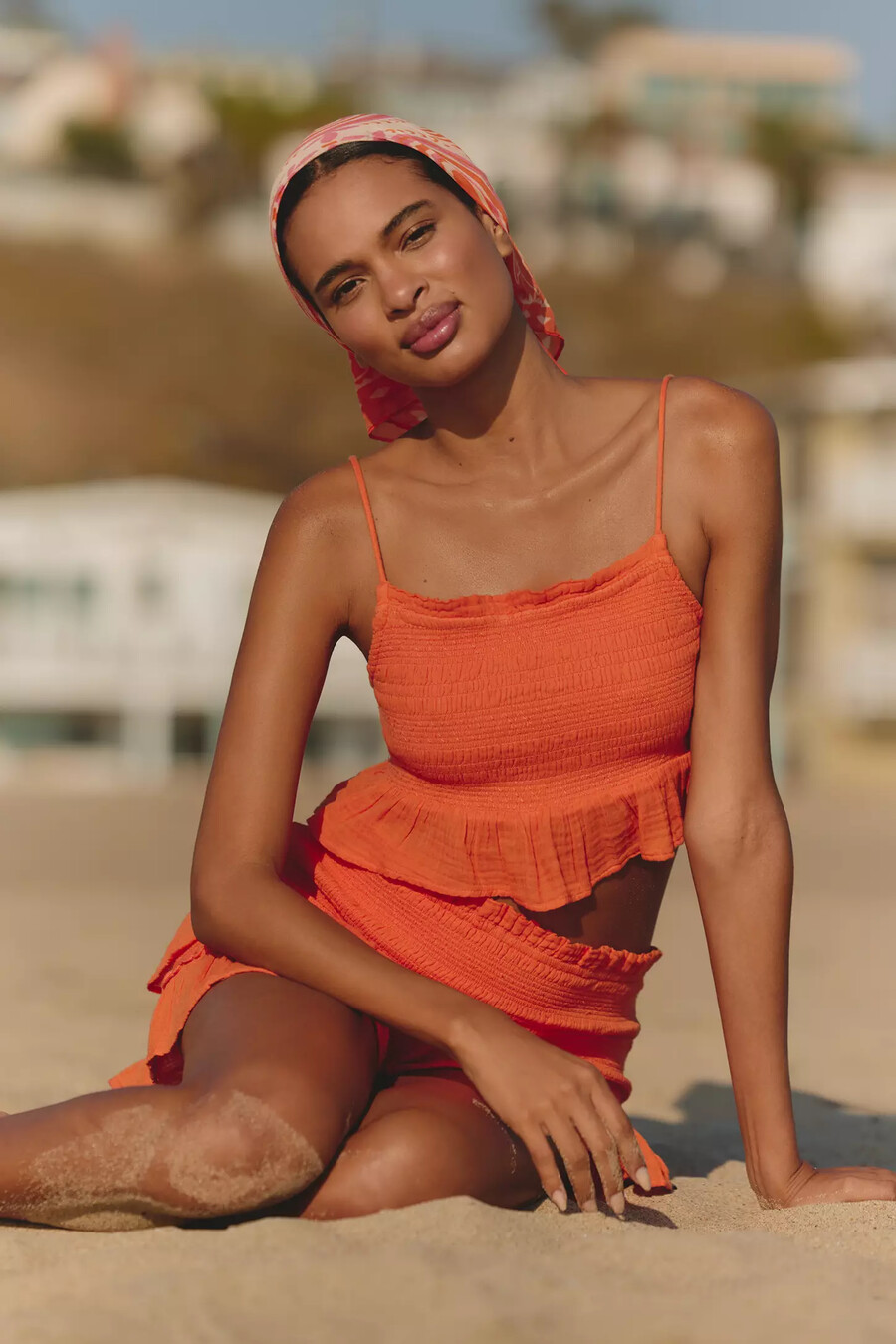schöllkraut-crop-top aus gaze