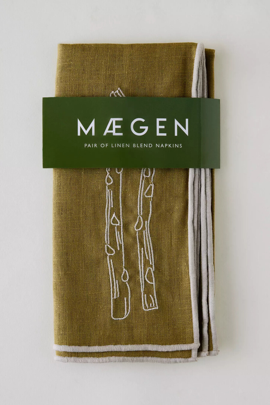 maegen leinenmisch-servietten 2er-set