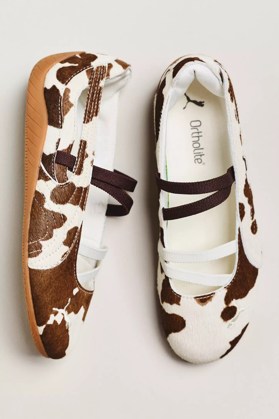puma speedcat ballerinas mit kuhmuster