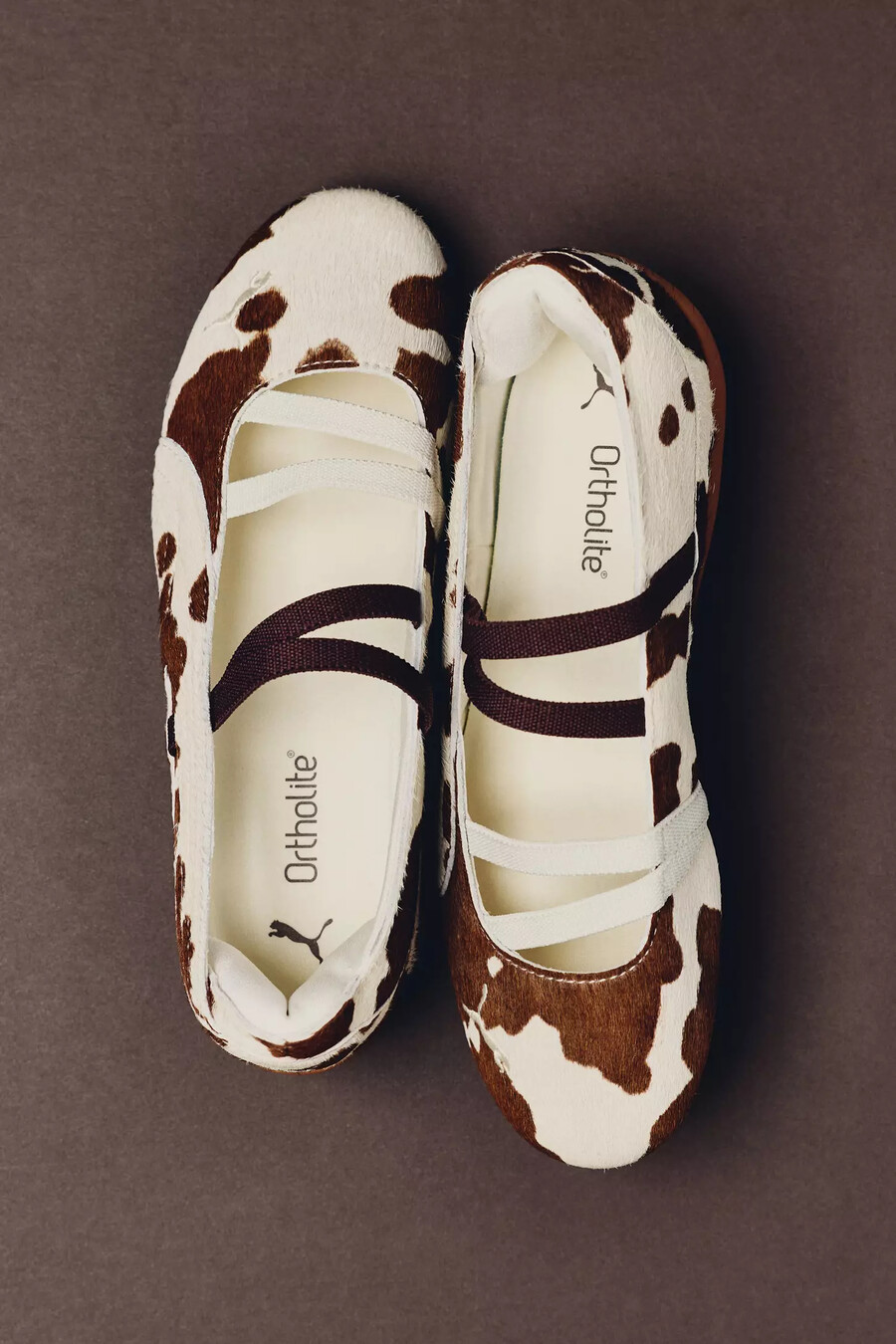 puma speedcat ballerinas mit kuhmuster
