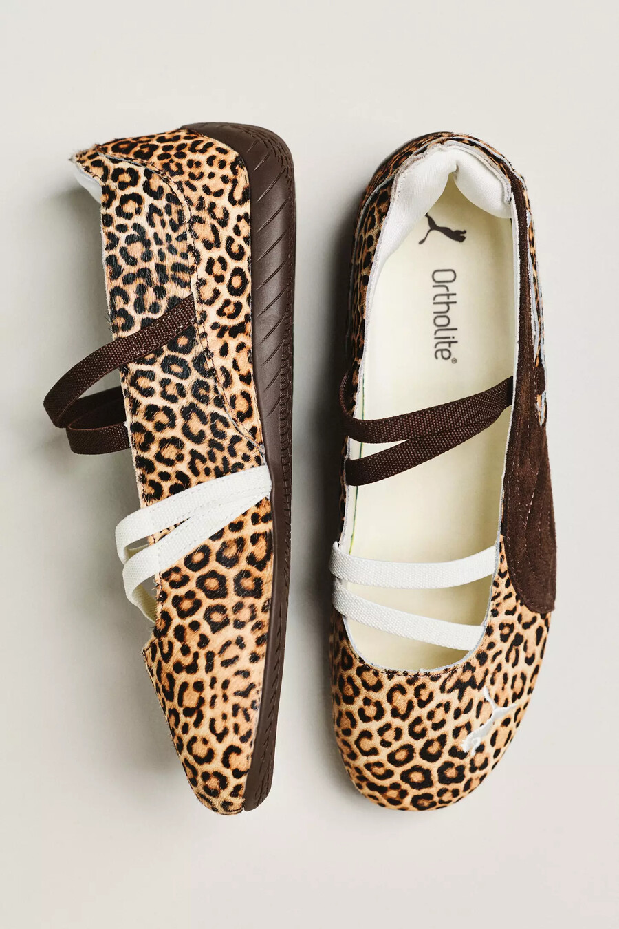 puma speedcat ballerinas mit leopardenmuster