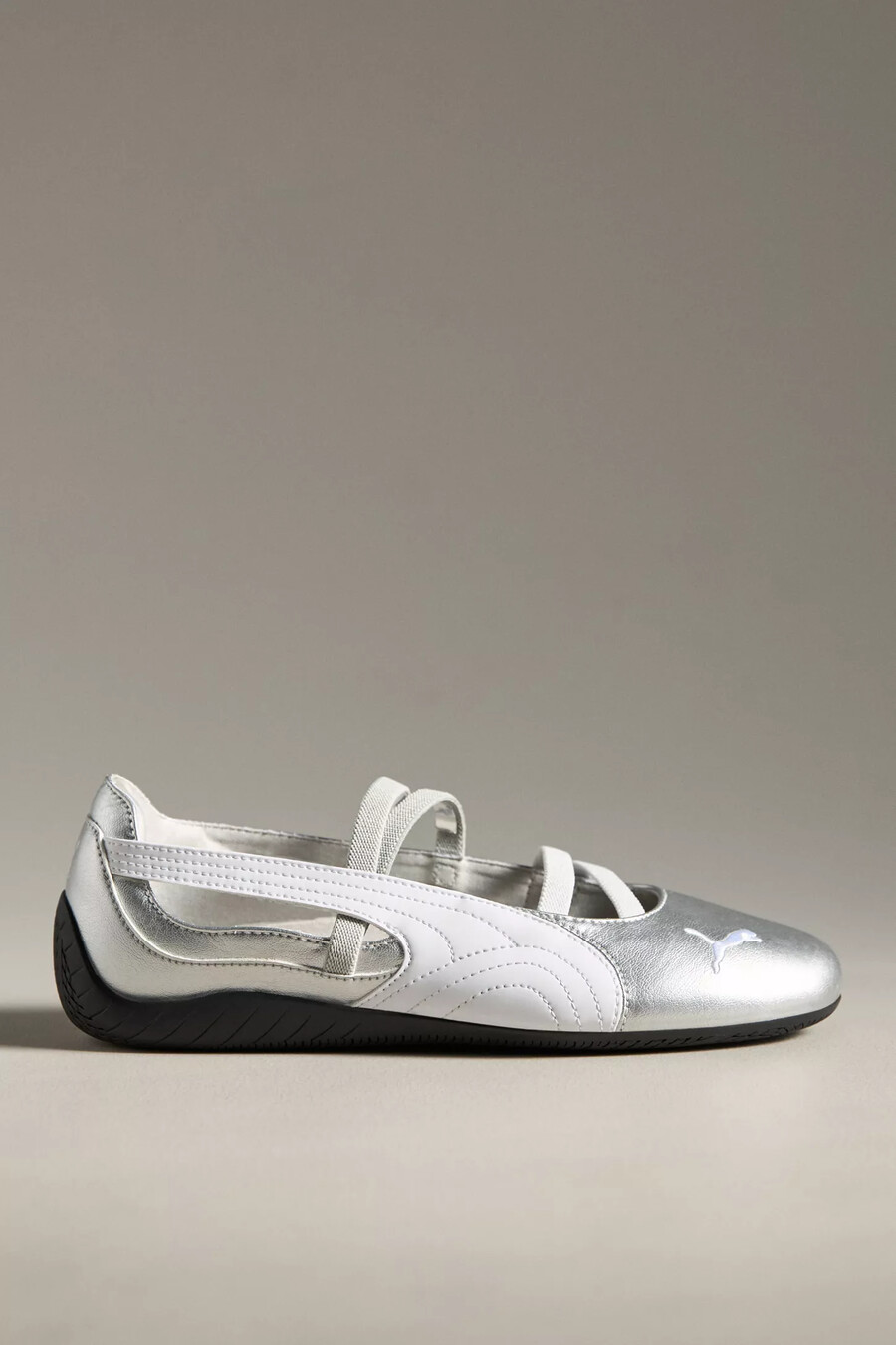 puma speedcat ballet metallic flats