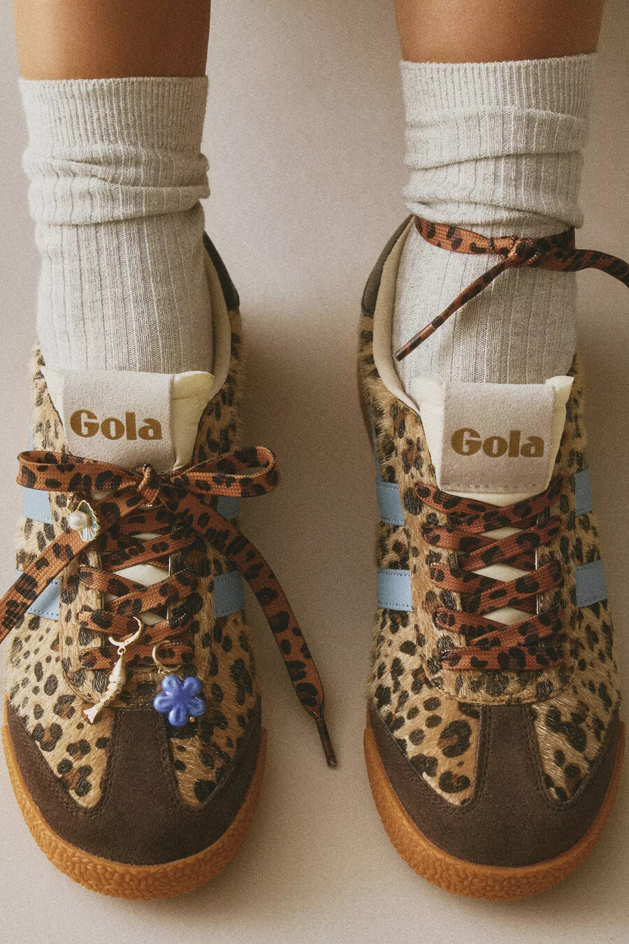 gola x anthropologie elan leopard leder-sneaker