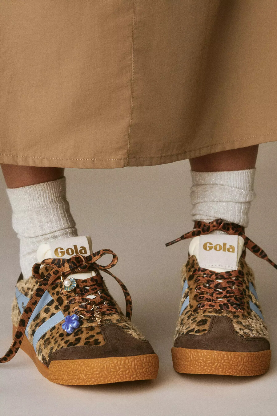 gola x anthropologie elan leopard leder-sneaker