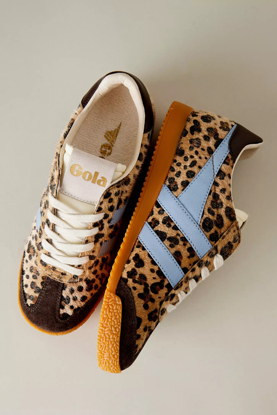gola x anthropologie elan leopard leder-sneaker